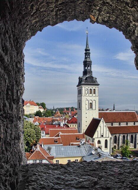 Vista de Tallín, Estonia